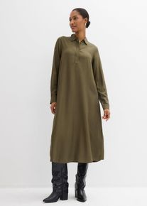 Abito in viscosa fine, Verde, Taglia 54, bonprix