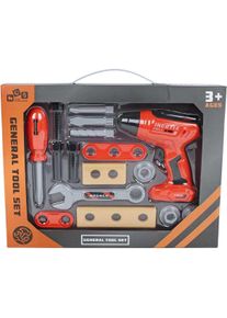 Werkzeugsatz mit Bohrer - 16-tlg