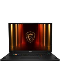 MSI Stealth 18 HX AI A2XWIG-014FR (18", 2000 GB, 32 GB, Franz&ouml;sisch, Intel Core Ultra 9 285), Notebook, Schwarz