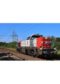 RIVAROSSI DB Cargo dieselelektrische Lokomotive Vossloh DE 18 rot/grau Ep. VI DCS (Spur H0)