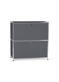 Tchibo - Sideboard Metall &raquo;Cn3&laquo; - 77x40x83cm - chrom - Stahl / Aluminium / Kunststoff