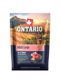 Vzorka Ontario Adult Large Beef & Brown Rice 0,1kg