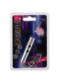 MAGIC CAT Laser ukazov&aacute;tko a baterka 2v1 - 7 cm