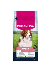 Krmivo eukanuba Senior Small and Medium rich in lamb 12 kg