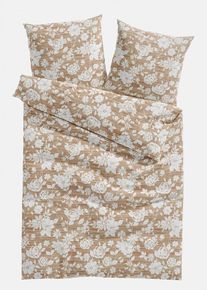 bonprix Lenjerie de pat din linou, bej, 1x 80/80 cm, 1x 135/200 cm