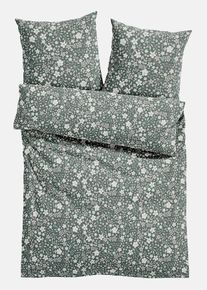 bonprix Lenjerie de pat din linou, verde, 1x 80/80 cm, 1x 135/200 cm