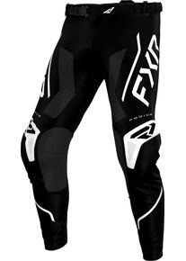 FXR Podium Relay MX Black, cal&ccedil;as de tecido , cor: Preto/Branco , tamanho: 30