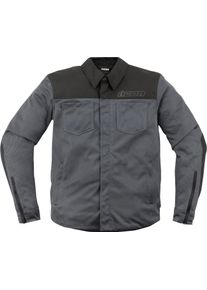 Icon Upstate Mesh, textile jacket , color: Grey/Black , size: XL