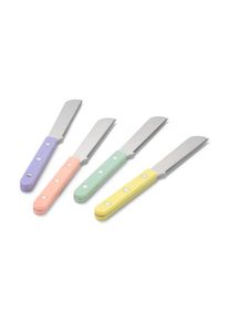 Tchibo - Noże śniadaniowe - kolor: ż&oacute;łty/zielony