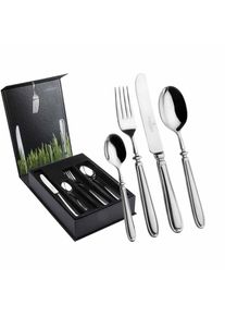 Besteck-Set "Tafelbesteck inkl. Besteckbox Landhaus 24er Set silber", silber, 24 tlg., PICARD & WIELP&Uuml;TZ SOLINGEN, Essbesteck-Sets, Besteck-Set, Sp&uuml;lmaschinengeeignet