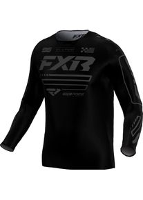 FXR Clutch MX Black Ops, jersey , color: Black/Dark Grey , size: XL