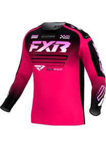 FXR Clutch MX Razz, maillot , couleur: Fuchsia/Noir , taille: L
