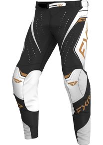 FXR Helium Edge MX Graphite, textile pants , color: Black/White/Grey/Gold , size: 36