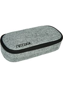 Schreibger&auml;teetui neoxx "Schlamperbox, Jump", Kinder, grau (wool the world), Polyester, Schreibger&auml;teetuis Schreibger&auml;teetui, teilweise aus recyceltem Material