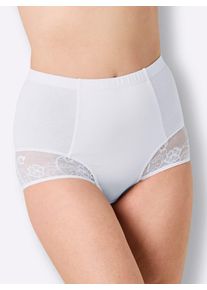 w&auml;schepur Formslip W&Auml;SCHEPUR, Damen, Gr. 36, 4 Stk., wei&szlig;, 95% Baumwolle, 5% Elasthan, Unterhosen Formslip