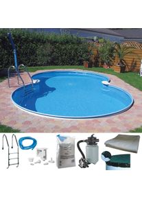 Achtformpool MY POOL BWT "BALI 1", wei&szlig;, B:525cm H:120cm L:320cm, Schwimmbecken, Achtformpool, H&ouml;he 120 cm, in verschiedenen Gr&ouml;&szlig;en verf&uuml;gbar