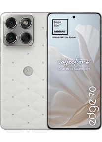 Motorola Smartphone "edge 70 512GB", Energieeffizienz: A, pantone cloud dancer, 512 GB, Mobiltelefone, Smartphone