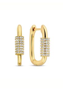 Kamiko Boucles d'oreilles 'DAZZLE Huggies' or taille 20 mm