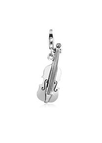 NENALINA, Damen, Charm-Einh&auml;nger &raquo;Charm Anh&auml;nger Geige Musik-Instrument 925 Silber&laquo;, Silber, Silber, Klassischer Anh&auml;nger aus 925er Sterling Silber