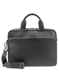 JOOP!, Herren, Messenger Bag &raquo;cardona pandion briefbag mhz&laquo;, schwarz, schwarz, Aus hochwertigem Kuhleder
