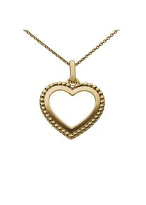 Firetti, Damen, Herzanh&auml;nger &raquo;Schmuck Geschenk Gold 333 Halsschmuck Anh&auml;nger Herz gl&auml;nzend&laquo; (), gelbgoldfarben, gelbgoldfarben, Dieser elegante 