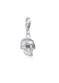 NENALINA, Damen, Charm-Einh&auml;nger &raquo;Charm Totenkopf Anh&auml;nger 925 Silber&laquo;, Silber, Silber, Rebell-Style Charm-Anh&auml;nger, 925er Sterling Silber