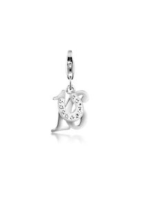 NENALINA, Damen, Charm-Einh&auml;nger &raquo;Charm 16 Hufeisen Gl&uuml;ck Kristalle 925 Silber&laquo;, Silber, Silber, Symbol Charm-Anh&auml;nger aus 925er Sterling Silber