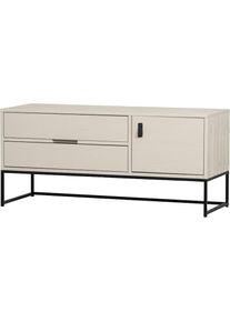 Woood, Lowboard &raquo;Silas TV-Board&laquo; Silas TV-M&ouml;bel von aus FSC-Kiefer mit modernem Design, Staub, Staub, Robuste, moderne TV-Kommode