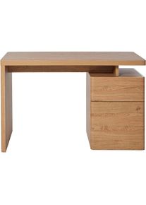 Jahnke, Schreibtisch &raquo;CU-LIBRE 120&laquo; platzsparender Arbeitsplatz, 1 Schublade & 1 T&uuml;r, Breite: 120 cm, montana eiche + montana eiche + montana eiche, B
