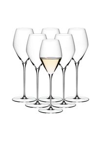 RIEDEL THE WINE GLASS COMPANY, Wei&szlig;weinglas &raquo;Sauvignon Blanc Gl&auml;ser Veloce 347 ml 6er Set transparent&laquo; Sp&uuml;lmaschinengeeignet, transparent, Glas, &Oslash; 8,6