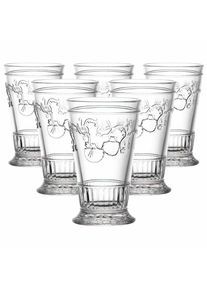 La Roch&egrave;re France, Longdrinkglas &raquo;Longdrinkgl&auml;ser Versailles 330 ml 6er Set transparent&laquo; Sp&uuml;lmaschinenfest, transparent, Glas, &Oslash; 8,5 cm x 14 cm, 