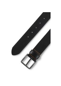 BOSS, Herren, Lederg&uuml;rtel &raquo;Jeeko_Sz40&laquo; mit matter Schlie&szlig;e, Black 001, 95, G&uuml;rtel von BOSS