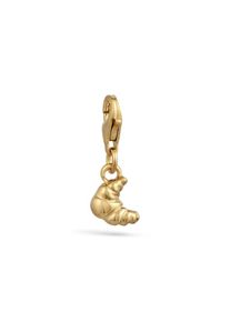 Elli, Damen, Charm-Einh&auml;nger &raquo;Charm Charm Anh&auml;nger Croissant 925 Sterling Silber&laquo;, Gold, Gold, Croissant Charm f&uuml;r Damen verleiht jedem Outfit einen 