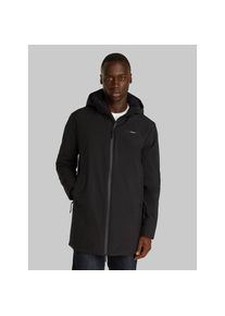 Calvin Klein, Herren, Regenmantel &raquo;TECHNICAL NON-QUILT PARKA&laquo; mit Logoprint, Ck Black, S, Ck Black, Mantel von Calvin Klein