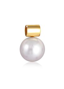 NENALINA, Damen, Perlenanh&auml;nger &raquo;Anh&auml;nger Anh&auml;nger synthetische Perle 925 Silber&laquo; (), Bunt, Bunt, Eleganter Perlen Anh&auml;nger f&uuml;r Damen