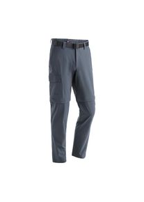 Maier Sports, Herren, Funktionshose &raquo;Torid slim zip&laquo; Herren Wanderhose, zipp-off Outdoor-Hose, 4 Taschen, Slim Fit, grau, 110 - Langgr&ouml;&szlig;en, Zipp off 