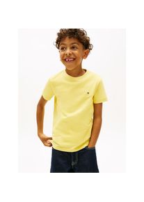 Tommy Hilfiger, Herren, T-Shirt &raquo;ESSENTIAL COTTON REG FIT TEE SS&laquo; Kinder bis 16 Jahre, mit Rundhalsausschnitt, Yellow Dahlia, 6 (116), Yellow Dahlia, 