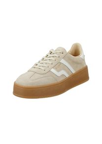 Gant, Damen, Plateausneaker &raquo;Cuzmani&laquo; Retro Sneaker, Schn&uuml;rschuh, Freizeitsneaker mit Lederfutter, lt. beige/ off white, 42, lt. beige/ off white, 