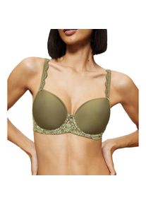 Triumph, &raquo;Amourette&laquo; Stretch-Spitze, glatte Cups, atmungsaktiv, leicht, feminin, MARTINI OLIVE, Cup B, 70 - Cup B, BHs