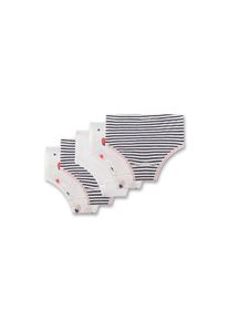 Sanetta, Herren, Panty &raquo;Slip Hipslip 5P 5er Pack&laquo;, Wei&szlig;/Schwarz/Rot, 104, Wei&szlig;/Schwarz/Rot, Sanetta M&auml;dchen Hipslips