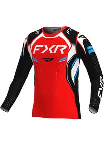 FXR Helium MX Torrid, jersey juvenil , color: Rojo/Negro/Blanco , tama&ntilde;o: M
