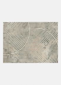 Vaskbar d&oslash;rmatte med grafisk m&oslash;nster, beige, st&oslash;rrelse 35x55 cm, bonprix