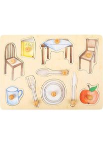 Small Foot Setzpuzzle Alltagsgegenst&auml;nde | multicolore