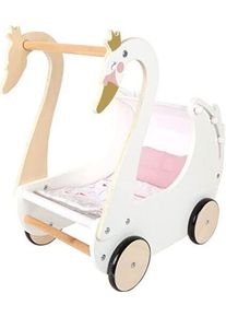 Small Foot Puppenwagen Schwan | večbarven