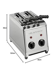 Milan Toast 491031, Toaster, Silber
