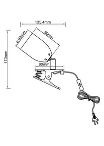 Brilliant, Tischlampe, Leo (270 lm, GU10)