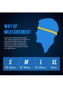 Favoto, Motorradhelm, Casco Integrale per Motocicletta (XL)