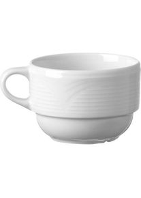 G&uuml;ral Porzellanserie "Saturn" Cappuccinotasse ml, Tasse, Weiss