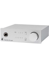 Pro-Ject Head Box S2 Digital (USB-DAC), Kopfh&ouml;rerverst&auml;rker, Silber