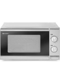 Hendi Mikrowelle mit Grillfunktion, Mikrowelle, Silber